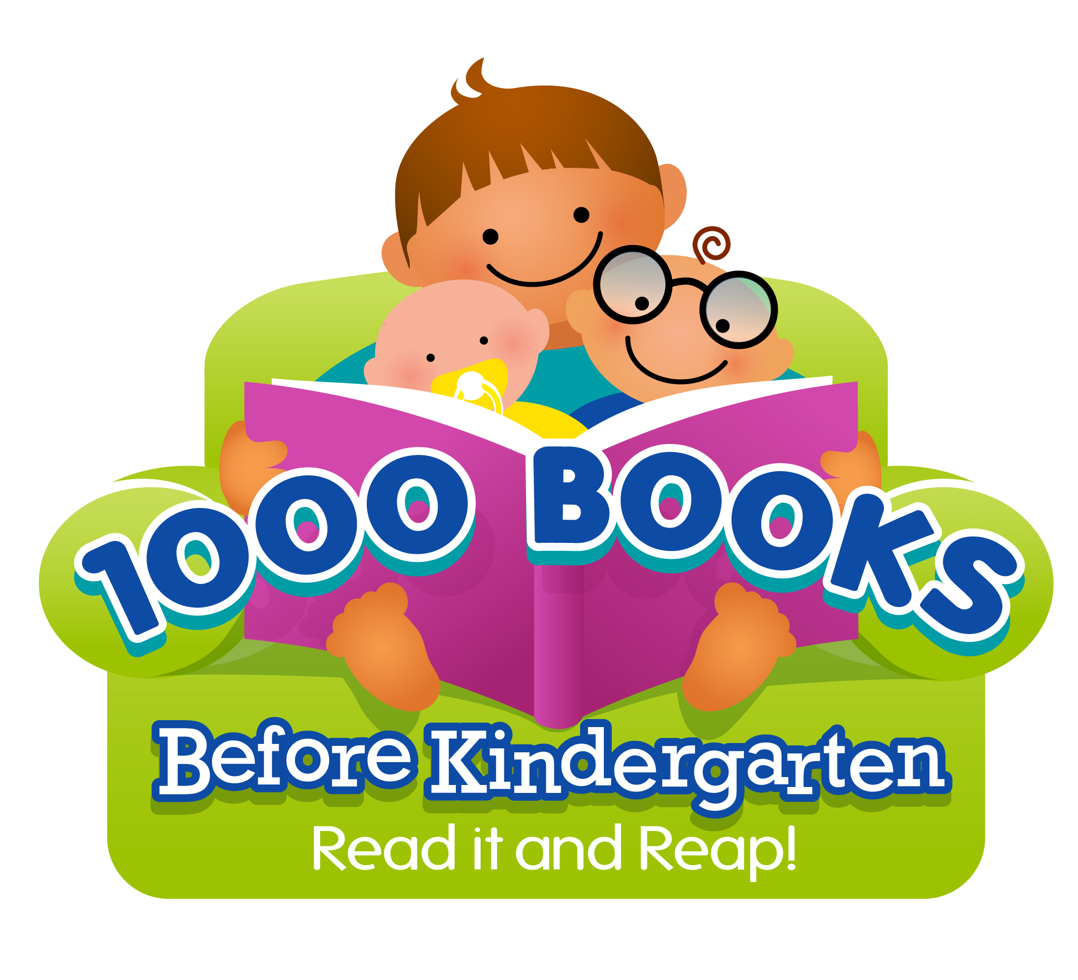 1,000 Books Logo